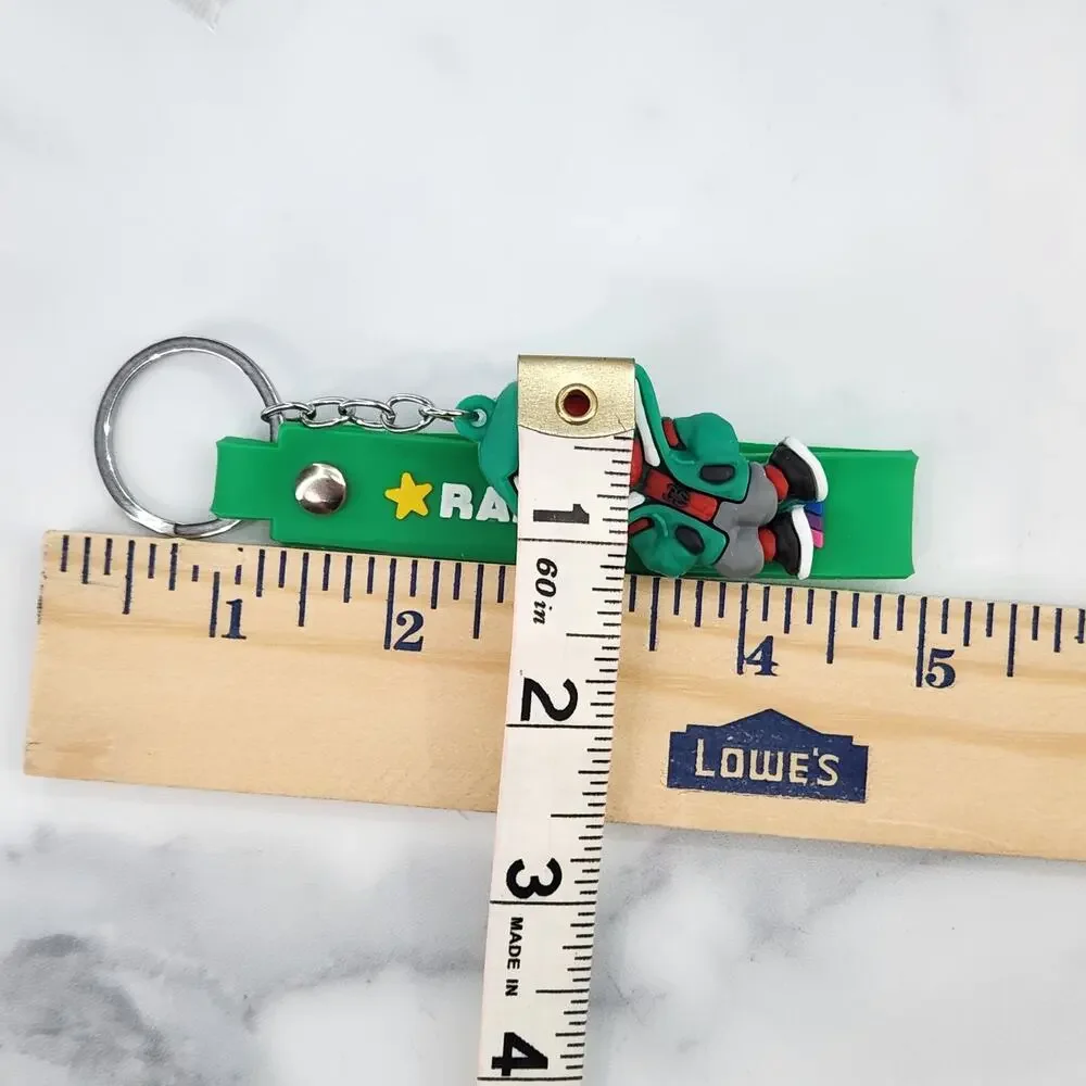 NEW Marvel Avengers Spider-Man Superhero Figure Keychain & Strap Bag Charm PVC